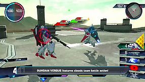 Gundam Versus zwiastun rozgrywki #1