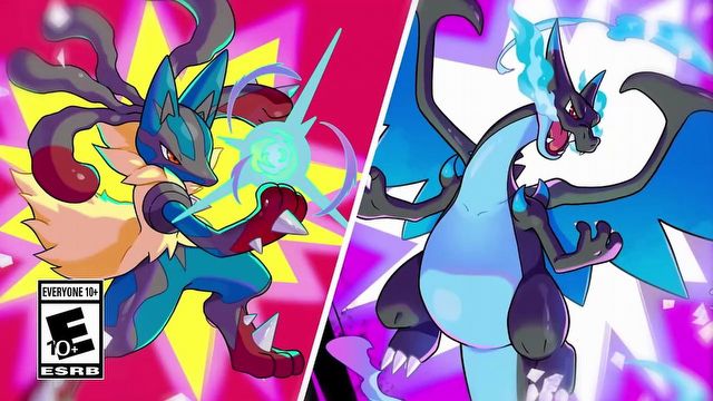 [1:00] - zwiastun z datą premiery Mega Lucario i Mega Charizarda X