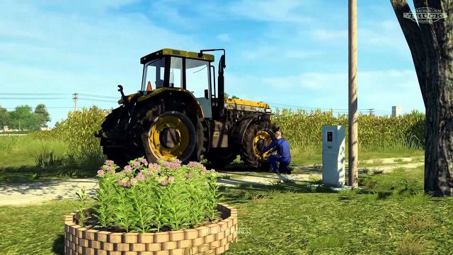 [0:56] Ikoniczne stodoły, zadaszone mosty i niekończące się pola. American Truck Simulator: Indiana postawi na klimat amerykańskiego interioru