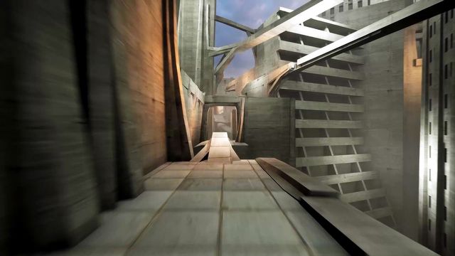 [0:40] Vholume to brutalistyczna odpowiedź na kultowe Mirror's Edge, w której śmigamy po betonowych megastrukturach