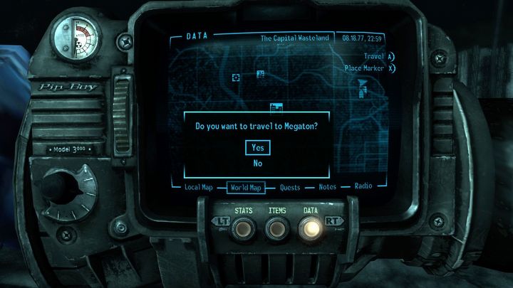 2 - Fallout 3: Jak działa szybka podróż (fast travel)? - Fallout 3 - poradnik do gry