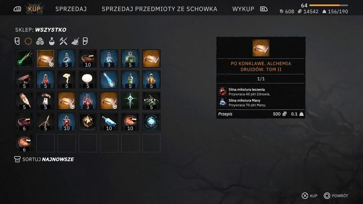 3 - Tainted Grail: Crafting - gotowanie, alchemia, rzemiosło - Tainted Grail - poradnik i mapa