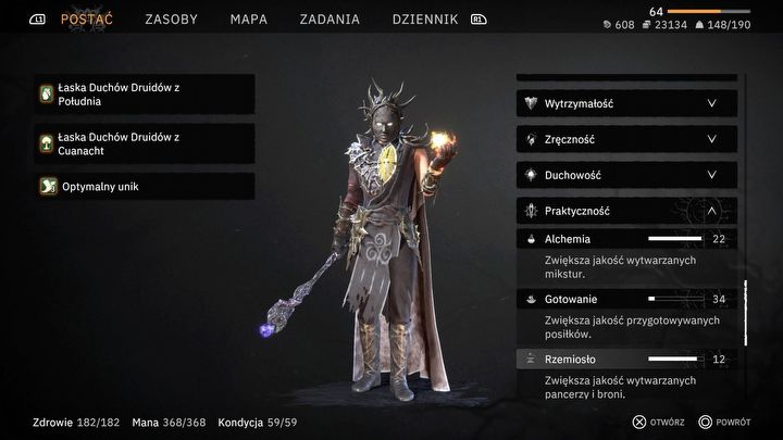 1 - Tainted Grail: Crafting - gotowanie, alchemia, rzemiosło - Tainted Grail - poradnik i mapa