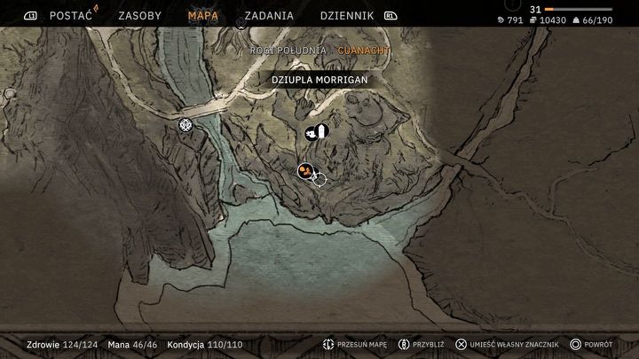 3 - Tainted Grail: Gdzie są Abrin, Luth i Dziupla Morrigan w Cuanacht (Kukułcze jajo)? - Tainted Grail - poradnik i mapa