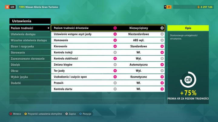 4 - Forza Horizon 6: Wszystkie poziomy trudności i asysty - Forza Horizon 6 - poradnik do gry