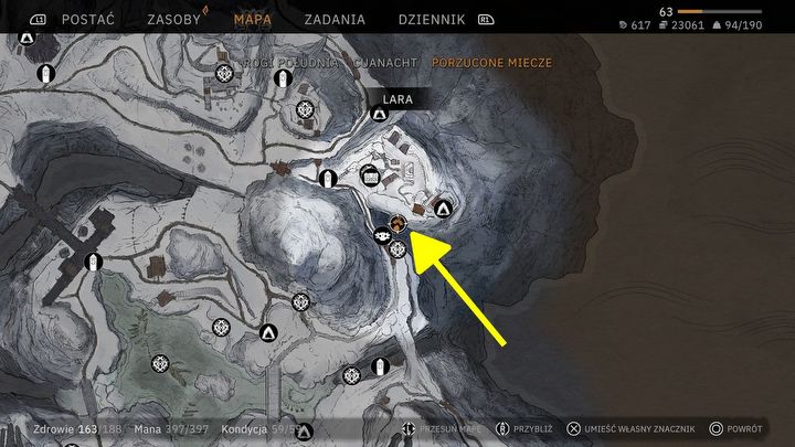 17 - Tainted Grail: Wszystkie grobowce i odblokowanie ukrytego zakończenia Wrzeciono Życia - Tainted Grail - poradnik i mapa