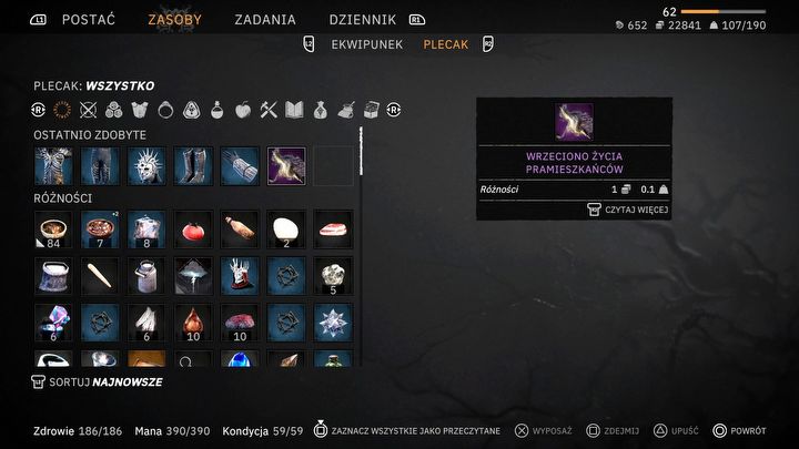 9 - Tainted Grail: Wszystkie grobowce i odblokowanie ukrytego zakończenia Wrzeciono Życia - Tainted Grail - poradnik i mapa