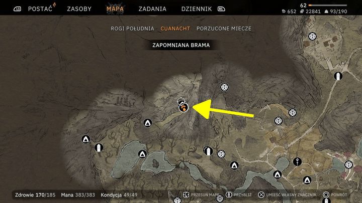 5 - Tainted Grail: Wszystkie grobowce i odblokowanie ukrytego zakończenia Wrzeciono Życia - Tainted Grail - poradnik i mapa