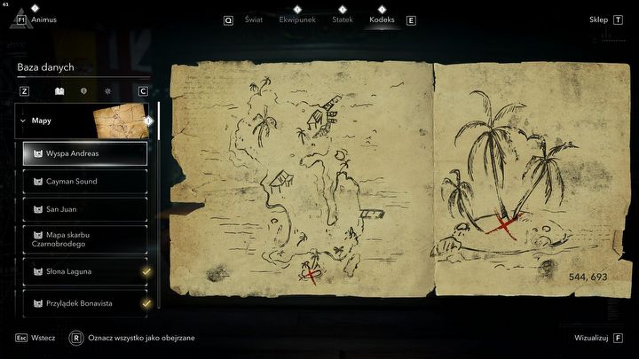 58 - Black Flag Resynced: Wszystkie mapy skarbów - AC Black Flag Resynced - poradnik do gry