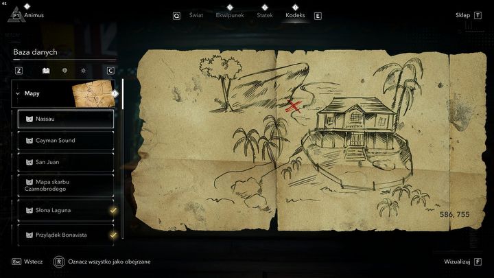 55 - Black Flag Resynced: Wszystkie mapy skarbów - AC Black Flag Resynced - poradnik do gry