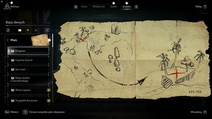 52 - Black Flag Resynced: Wszystkie mapy skarbów - AC Black Flag Resynced - poradnik do gry