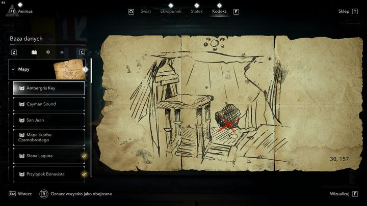 45 - Black Flag Resynced: Wszystkie mapy skarbów - AC Black Flag Resynced - poradnik do gry