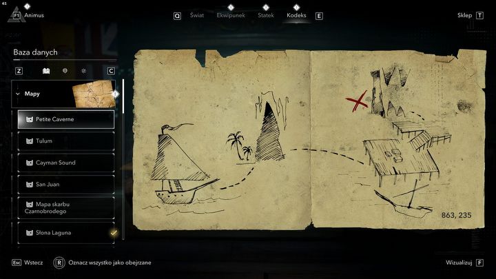 39 - Black Flag Resynced: Wszystkie mapy skarbów - AC Black Flag Resynced - poradnik do gry