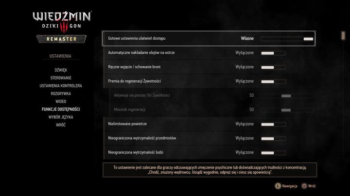 4 - Wiedźmin 3 Remaster: Wszystkie poziomy trudności - Wiedźmin 3 Dziki Gon - poradnik do gry