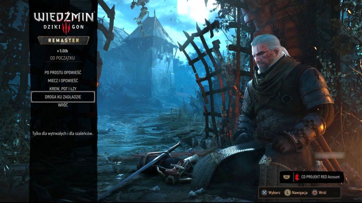 2 - Wiedźmin 3 Remaster: Wszystkie poziomy trudności - Wiedźmin 3 Dziki Gon - poradnik do gry