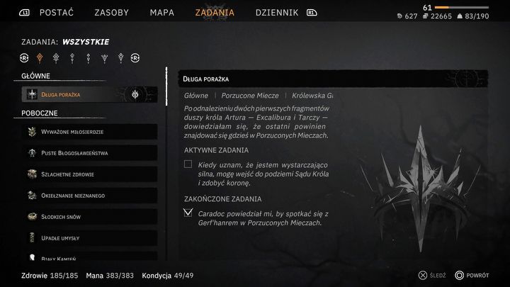2 - Tainted Grail: Czy są punkt bez powrotu i endgame? - Tainted Grail - poradnik i mapa