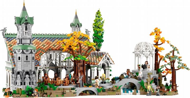 Za ten zestaw zapłacicie majątek, LEGO prezentuje Rivendell z Władcy Pierścieni - ilustracja #1