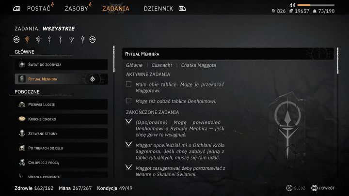2 - Tainted Grail: Maggot czy Denholm (Rytuał Menhira)? - Tainted Grail - poradnik i mapa
