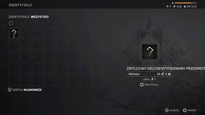 3 - Tainted Grail: Jak identyfikować przedmioty? - Tainted Grail - poradnik i mapa