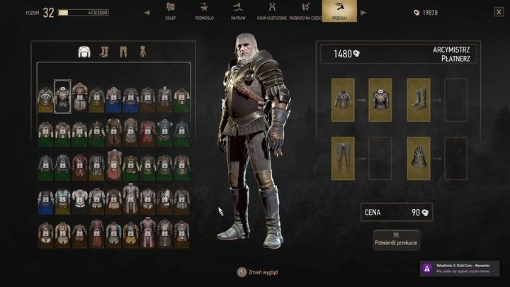 4 - Wiedźmin 3 Remaster: Czy jest transmog? - Wiedźmin 3 Dziki Gon - poradnik do gry