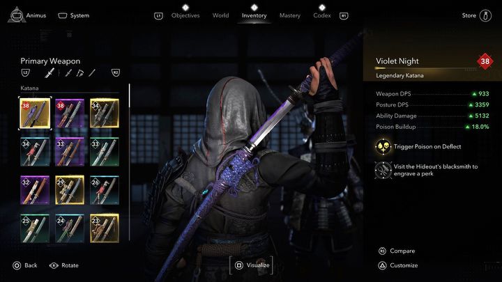 1 - Assassins Creed Shadows: Co oznacza Wyposażenie się w sprzęt jest obecnie ograniczone? - Assassins Creed Shadows - poradnik do gry