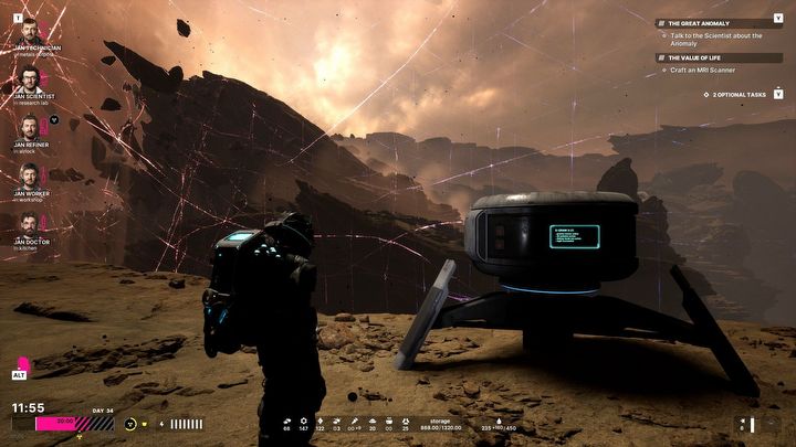 6 - The Alters: Jak użyć czujnika grawitacyjnego na szczycie kanionu? - The Alters - poradnik do gry