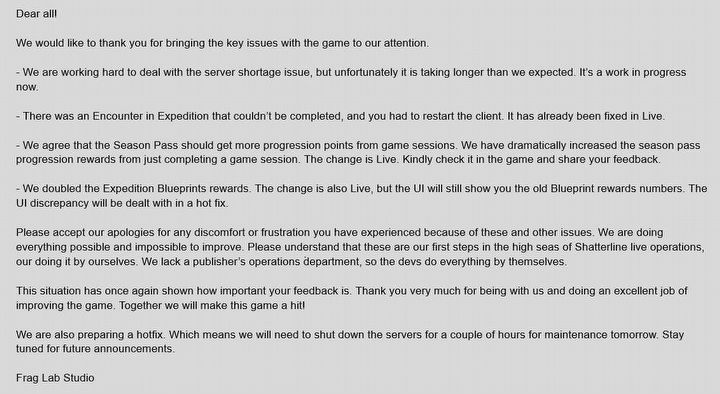 Darmowe Shatterline zaimponowało fanom FPS-ów, twórcy mierzyli się z wieloma przeciwnościami - ilustracja #1