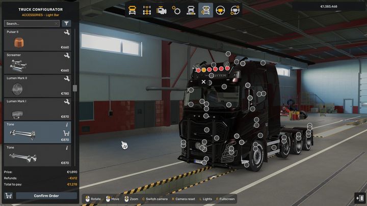 1 - ETS2: Jak używać sygnału pneumatycznego? - Euro Truck Simulator 2 - poradnik do gry
