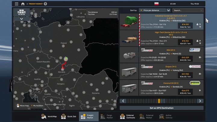 4 - ETS2: Właściciel jednoosobowej firmy - jak funkcjonuje? - Euro Truck Simulator 2 - poradnik do gry