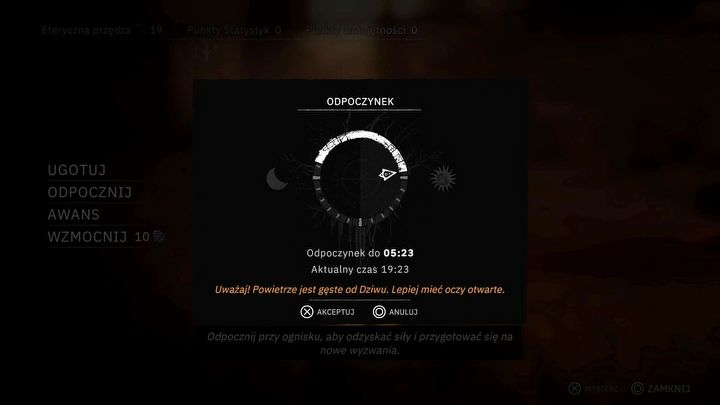 5 - Tainted Grail: Jak i po co zmienić porę dnia? - Tainted Grail - poradnik i mapa