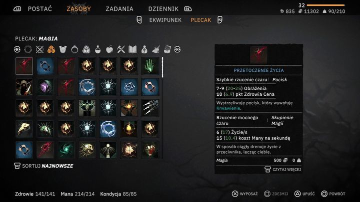 3 - Tainted Grail: Najlepsze czary - Tainted Grail - poradnik i mapa