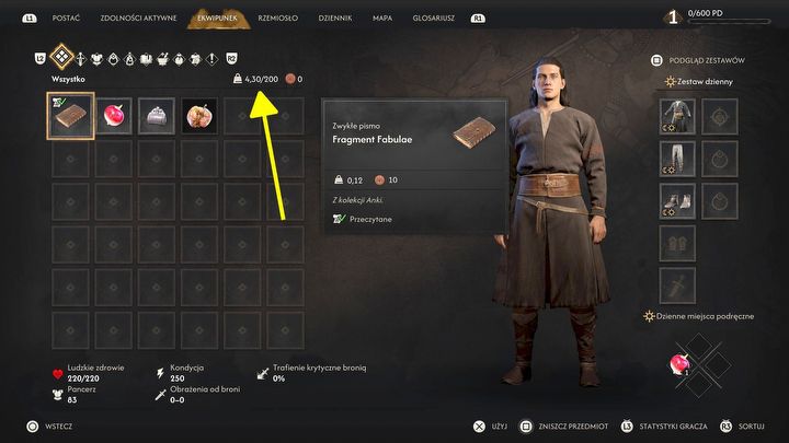 2 - Dawnwalker: Jak zwiększyć limit udźwigu? - The Blood of Dawnwalker - poradnik do gry