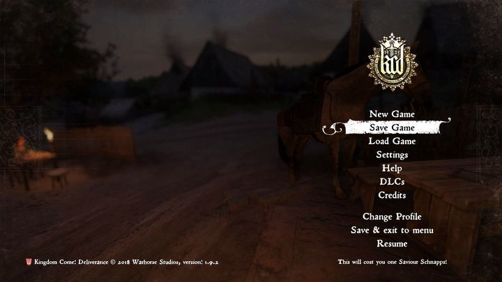 1 - Kingdom Come: Dlaczego nie mogę zapisać stanu gry? - Kingdom Come Deliverance - poradnik do gry