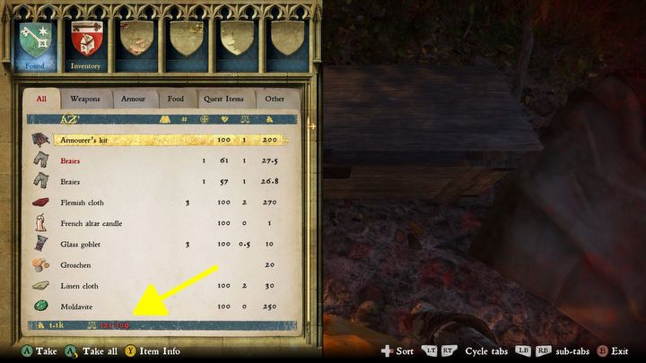 2 - Kingdom Come: Jak rozwiązać problem przeciążenia? - Kingdom Come Deliverance - poradnik do gry
