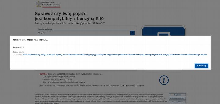 Jak sprawdzić, czy auto może jeździć na E10? - ilustracja #1