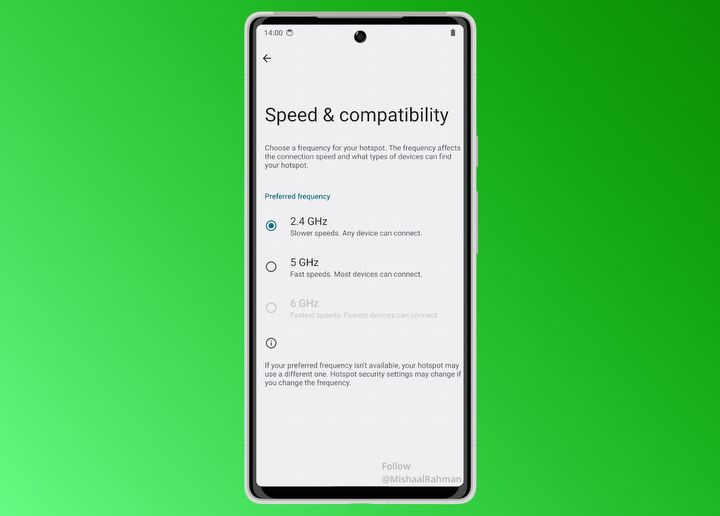 Android 14 da nam większą kontrolę nad hotspotem WiFi - ilustracja #1