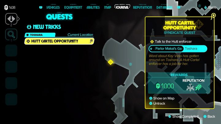8 - Star Wars Outlaws: Interaktywna mapa Toshara - Star Wars Outlaws - poradnik do gry