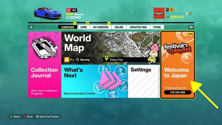 2 - Forza Horizon 6: Jak odblokować playlisty festiwalowe i jak gromadzić punkty? - Forza Horizon 6 - poradnik do gry