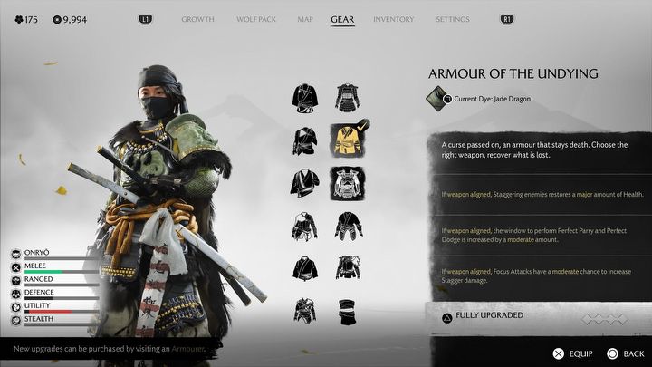 9 - Ghost of Yotei: Wszystkie zbroje - Ghost of Yotei - poradnik do gry