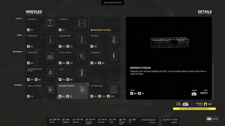 3 - The Alters: Układ bazy i rekomendowane pomieszczenia - The Alters - poradnik do gry