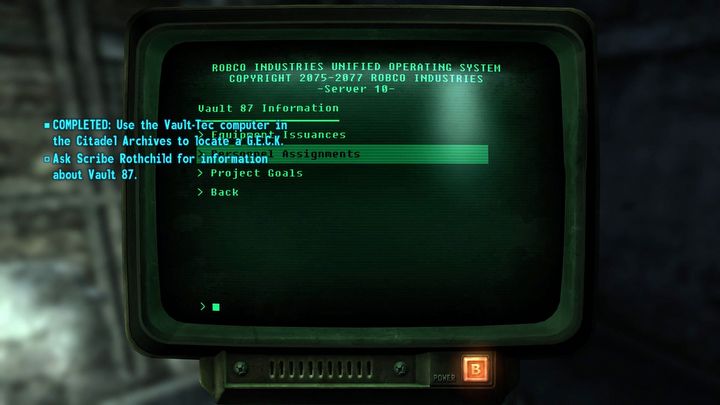 2 - Fallout 3: Podjęcie śladu (Picking Up the Trail) - Fallout 3 - poradnik do gry
