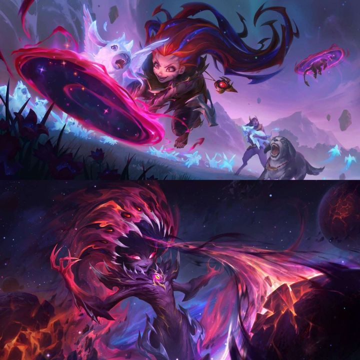 Skórki do LoL-a oparte na grafikach z LoR to coś, czego chcą gracze - ilustracja #1