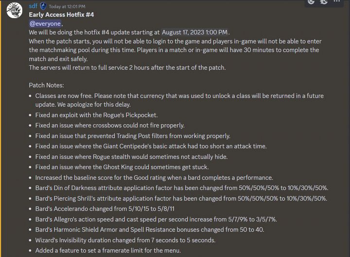 Niedoszły hit Steama uwalnia klasy postaci, to reakcja na dużą krytykę - ilustracja #1