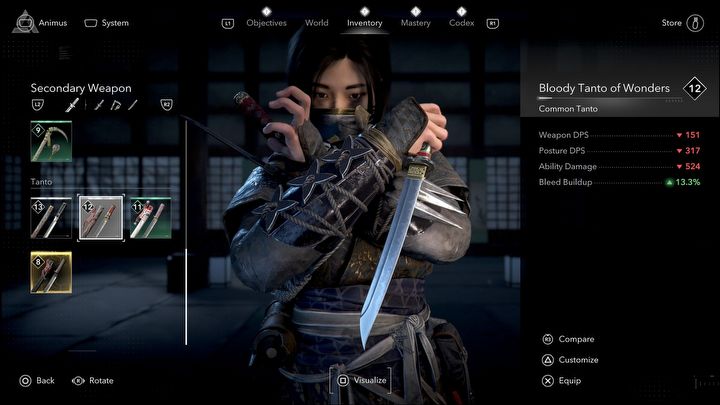 1 - Assassins Creed Shadows: Co oznaczają kolory broni? - Assassins Creed Shadows - poradnik do gry