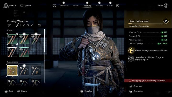 4 - Assassins Creed Shadows: Co oznaczają kolory broni? - Assassins Creed Shadows - poradnik do gry