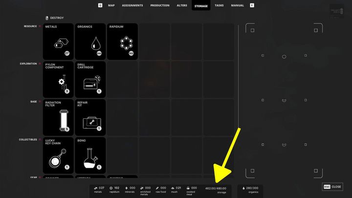 1 - The Alters: Jak powiększyć magazyn i zbiornik na substancje organiczne? - The Alters - poradnik do gry