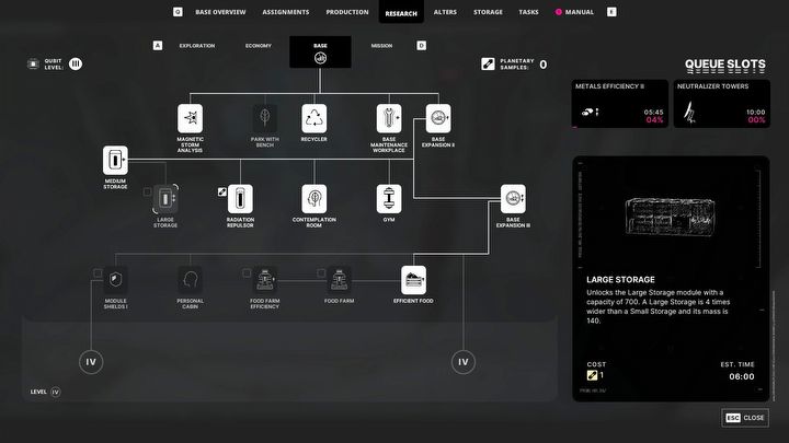3 - The Alters: Jak powiększyć magazyn i zbiornik na substancje organiczne? - The Alters - poradnik do gry
