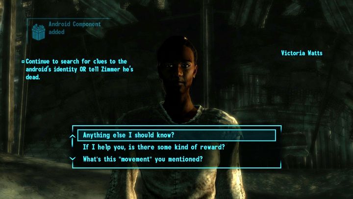 3 - Fallout 3: Replikant (The Replicated Man) - Rivet City - Fallout 3 - poradnik do gry