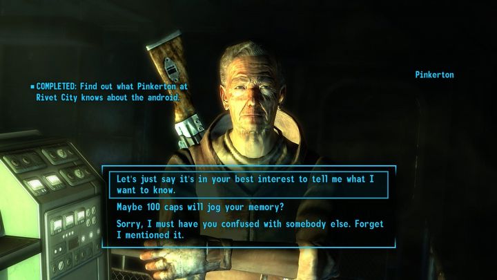 7 - Fallout 3: Replikant (The Replicated Man) - Rivet City - Fallout 3 - poradnik do gry