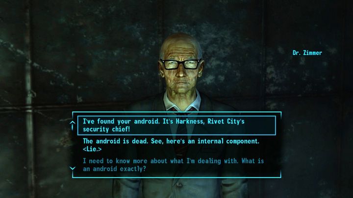 8 - Fallout 3: Replikant (The Replicated Man) - Rivet City - Fallout 3 - poradnik do gry